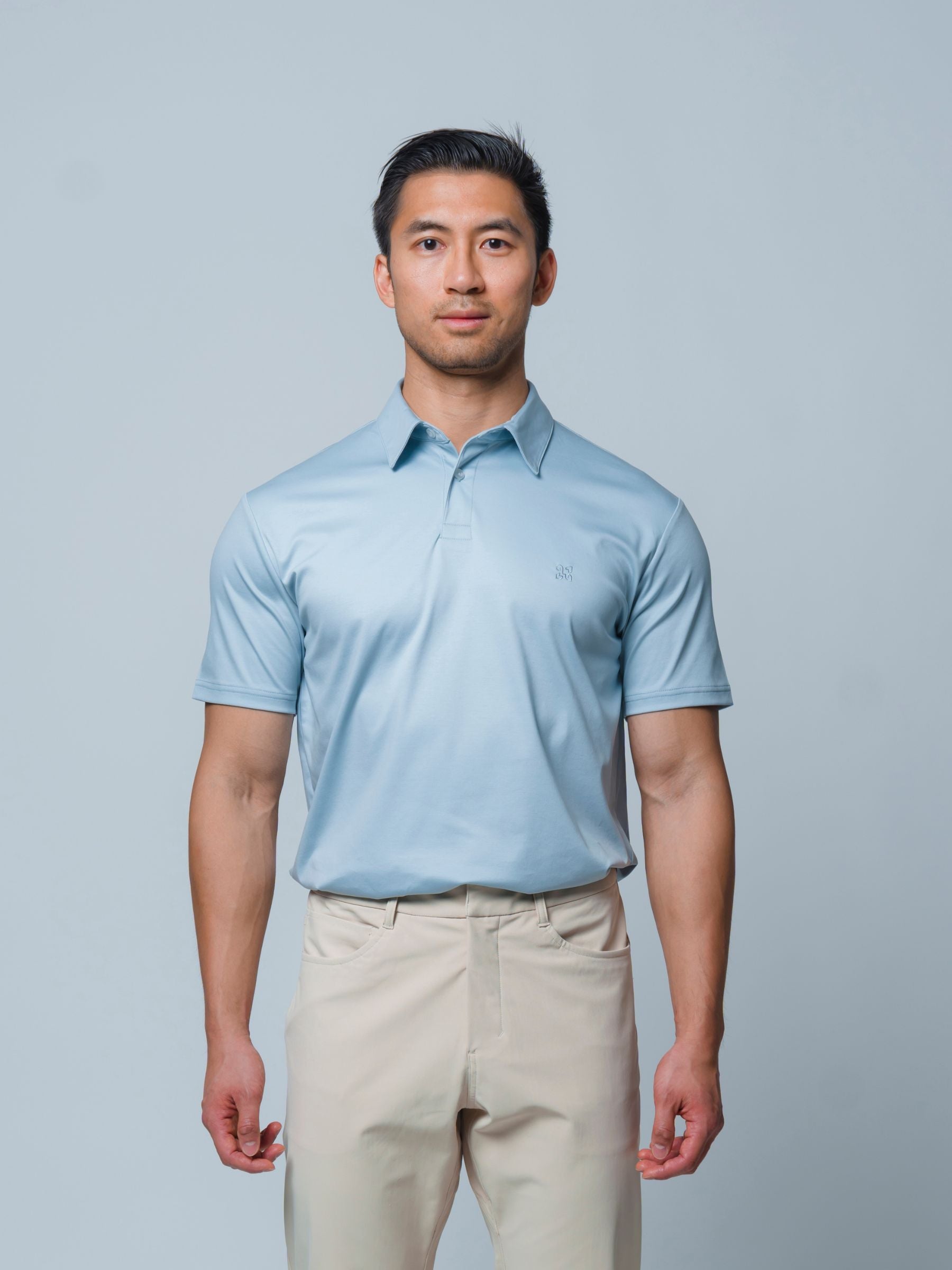 Butter Polo \ Steel Blue