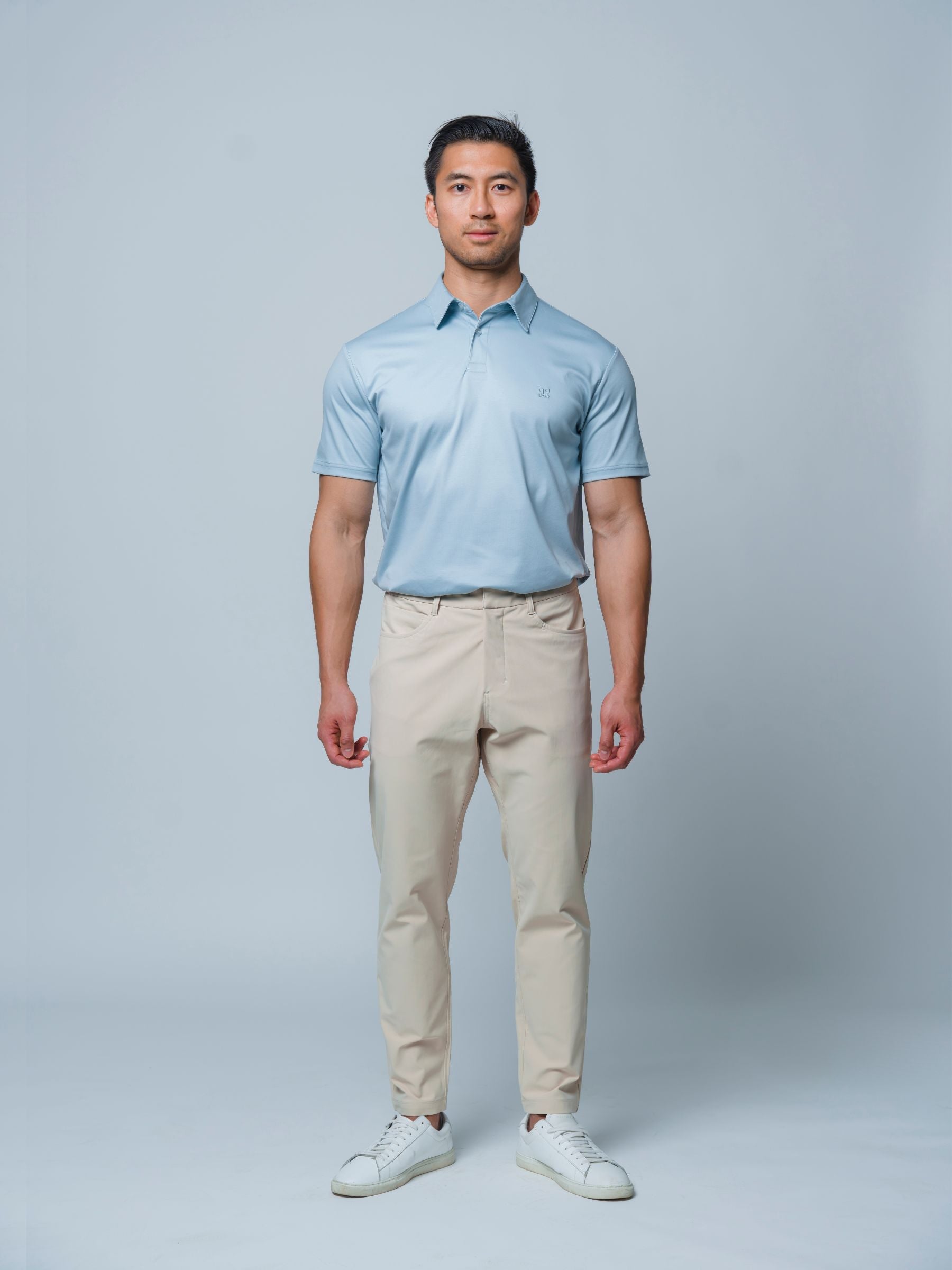 Butter Polo \ Steel Blue