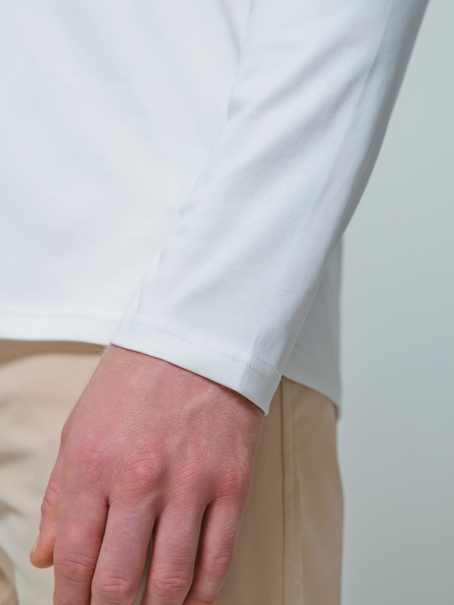 Butter Long Sleeve T \ White