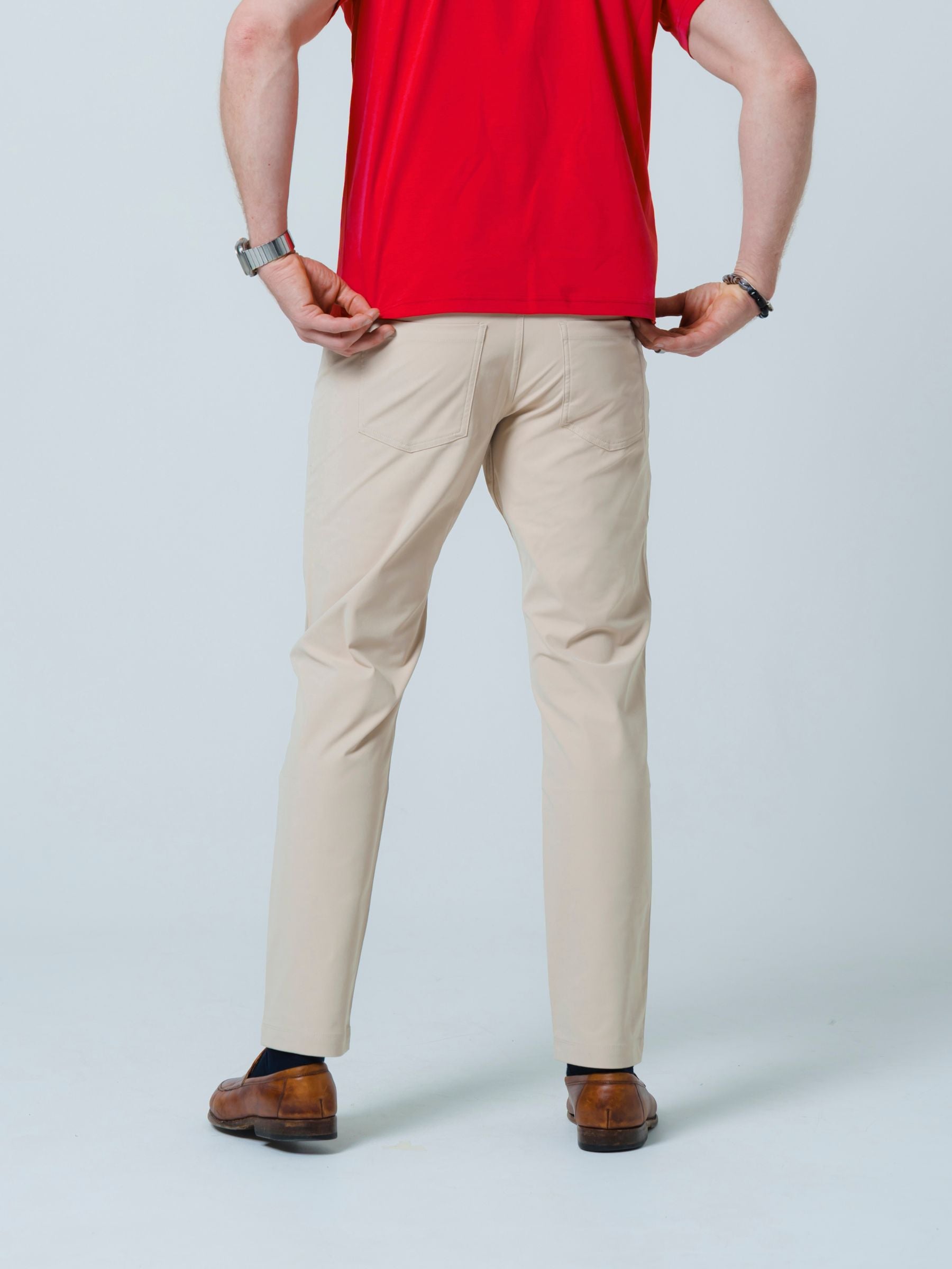 Versa Slim Fit 5 Pocket Pant \ Light Beige